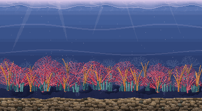Scarlet Sea Fans backdrop